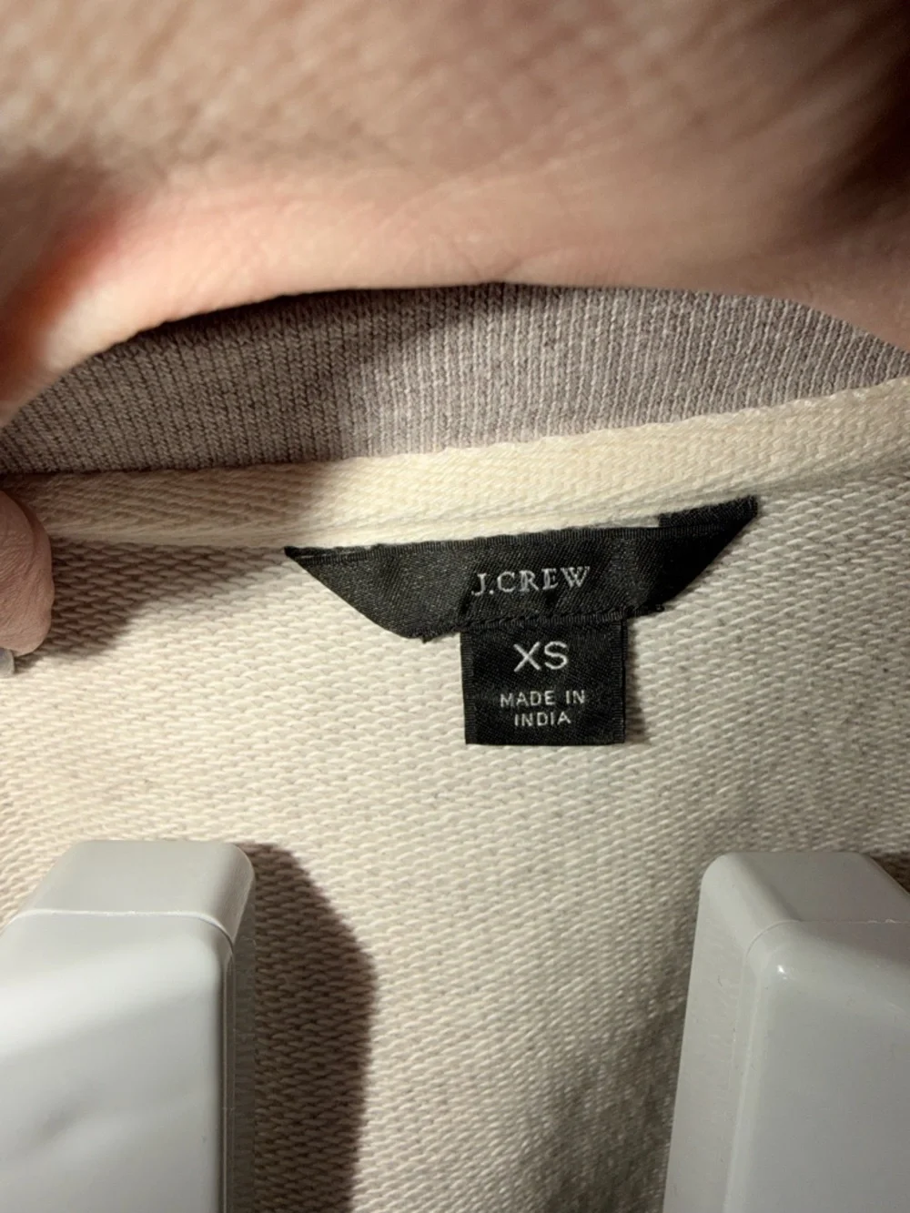 J. Crew Embellished Scoop Neck Sweater